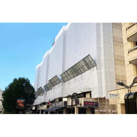  BÂCHE ARMÉE D'ÉCHAFAUDAGE IGNIFUGÉE 200G/M² principal